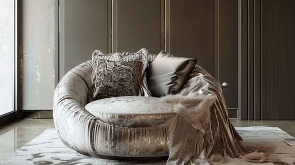 Galette de chaise ronde : confort et élégance assurés