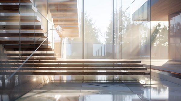Lumière et sécurité : choisir une rambarde d'escalier en verre